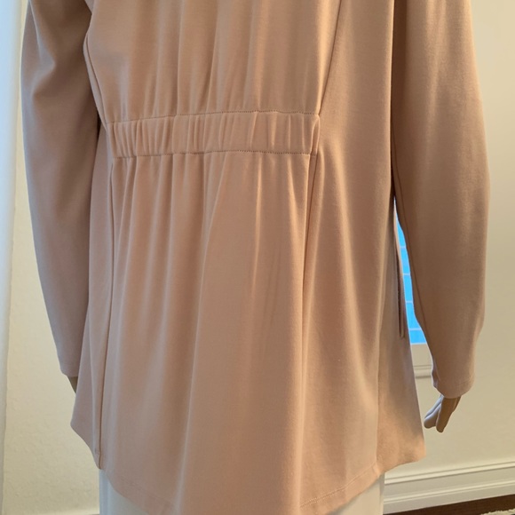 Chico’s Drape Jacket (Size 0) Frosted Petal Color - Picture 2 of 13